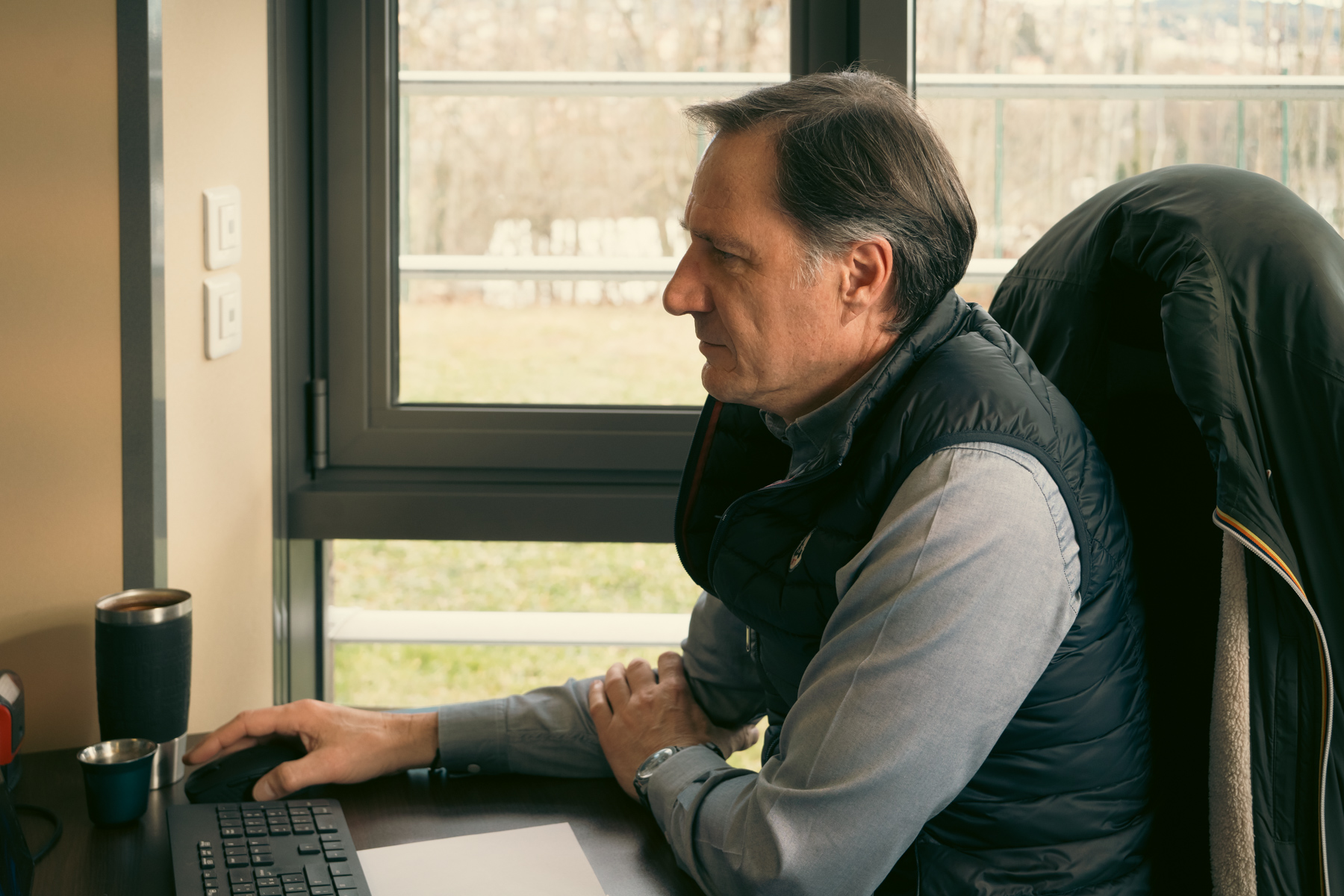 Jean-Pierre RASCLE, chef d'entreprise de Santerne Surfaces Commerciales