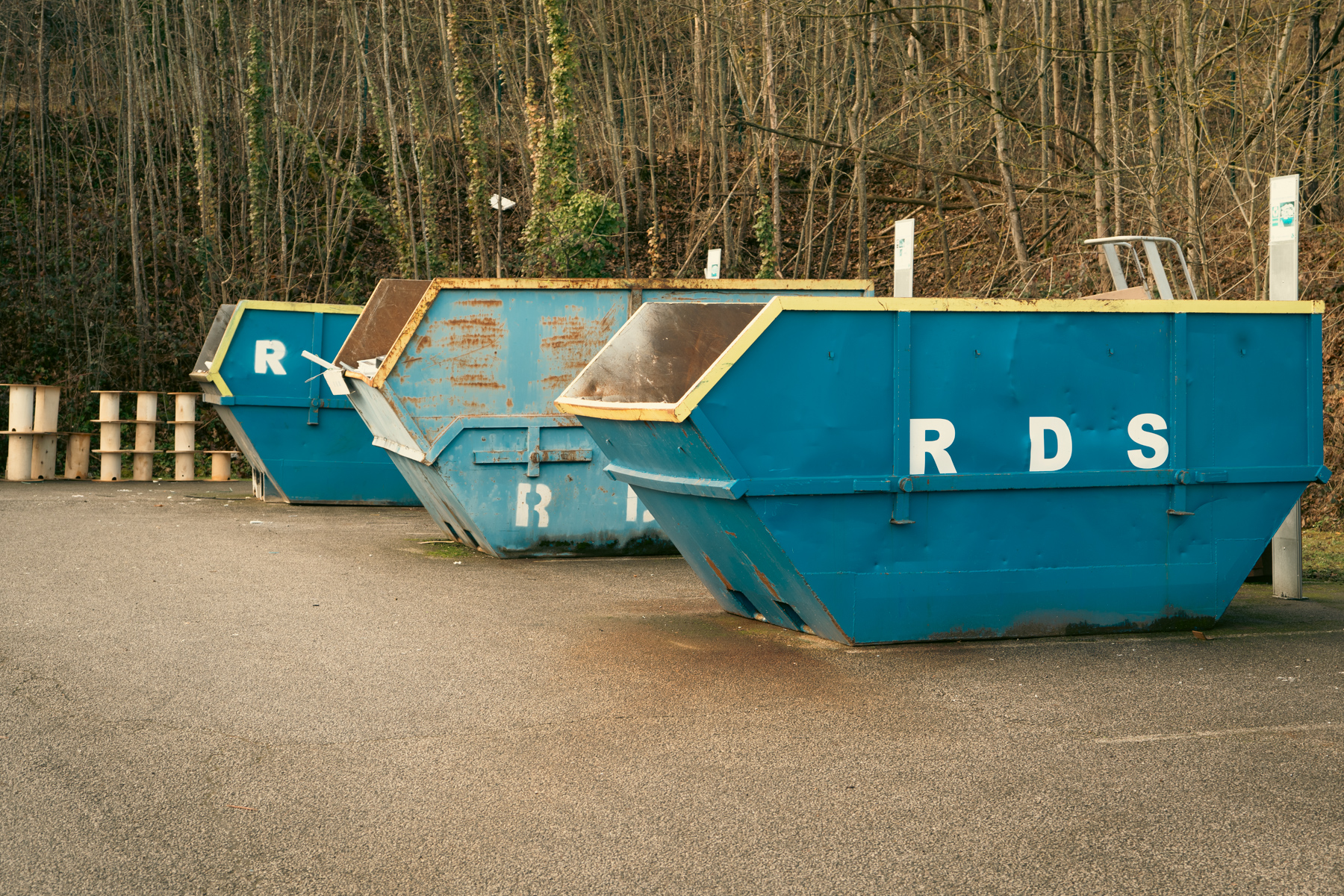 Bennes de recyclage