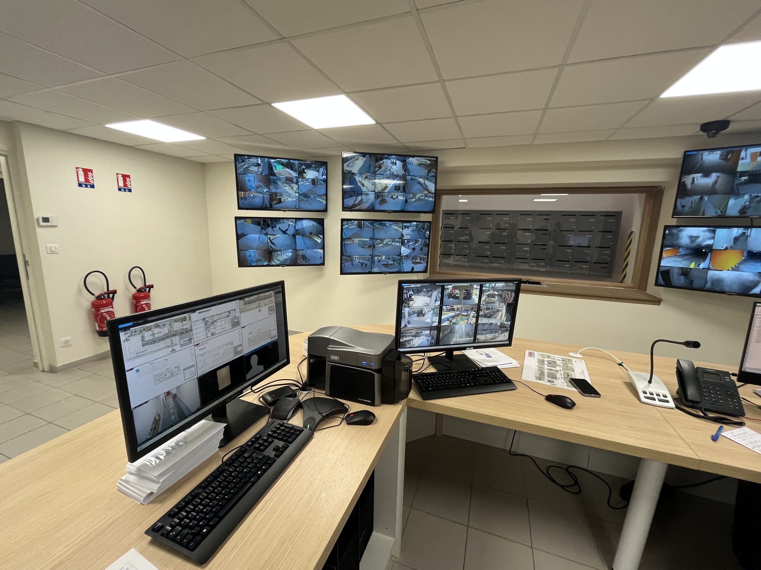 Salle de vidéosurveillance